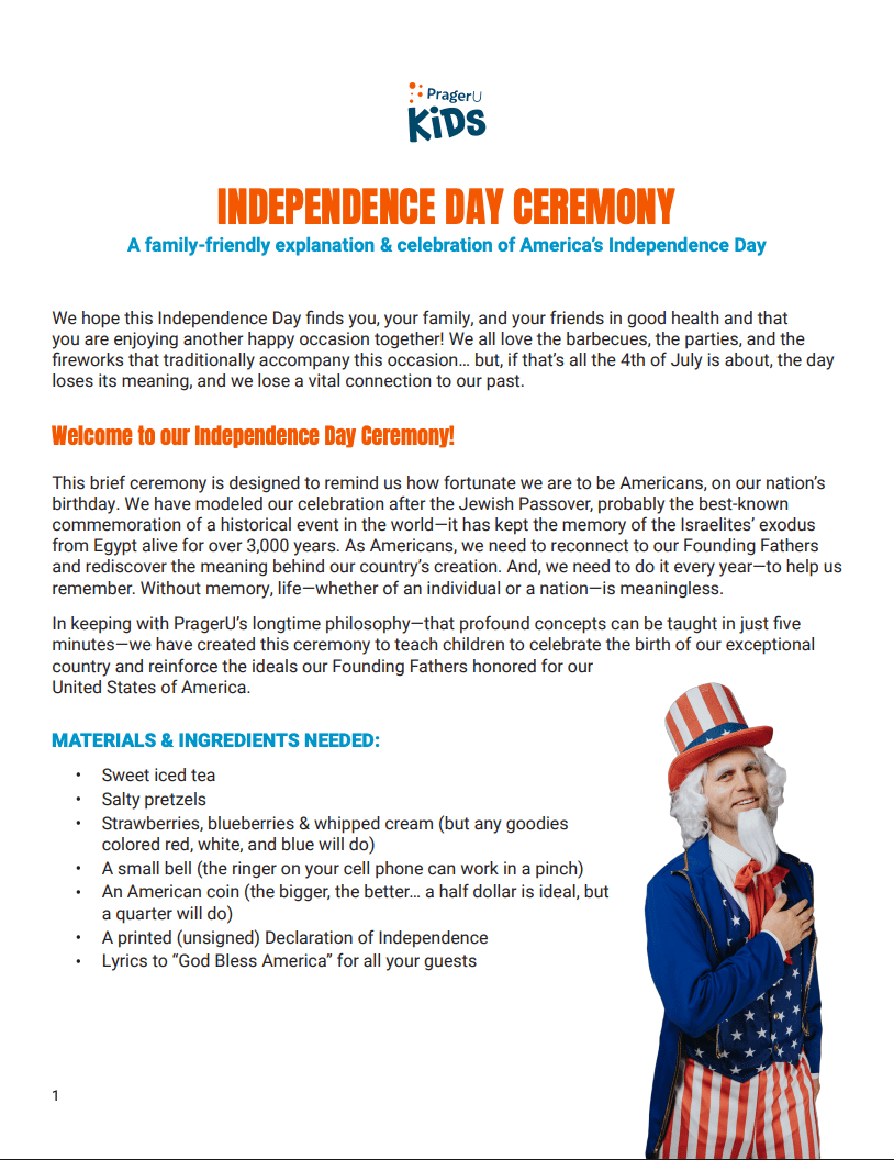 Independence Day Ceremony PDF