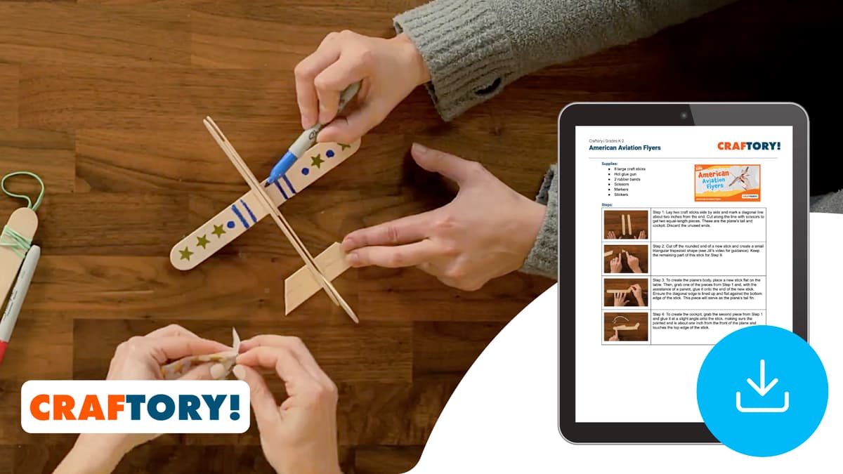 "Craftory: American Aviation Flyers" Instructions