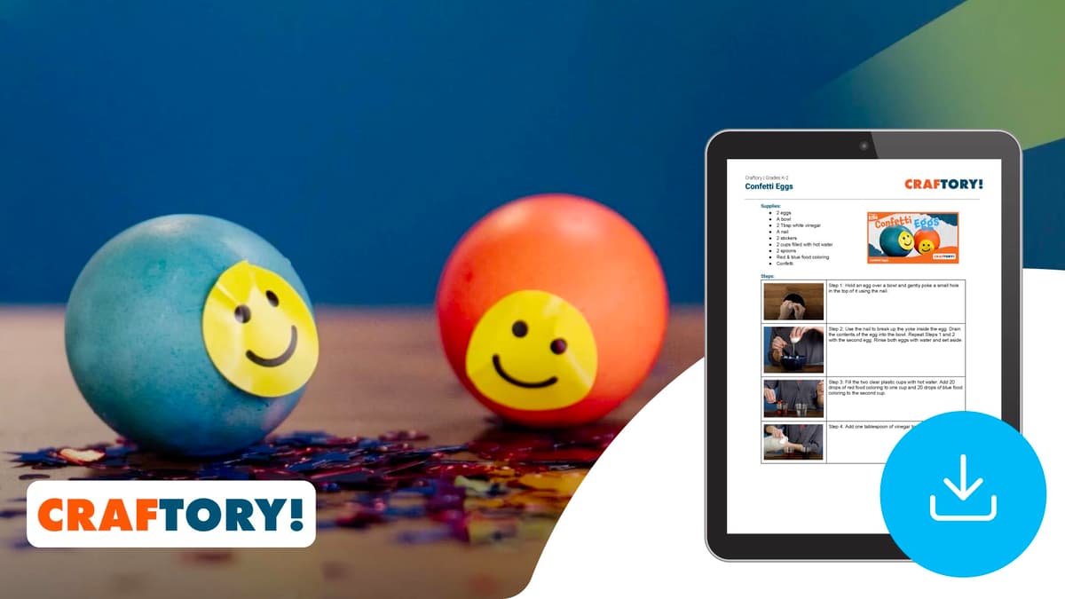 "Craftory: Confetti Eggs" Instructions