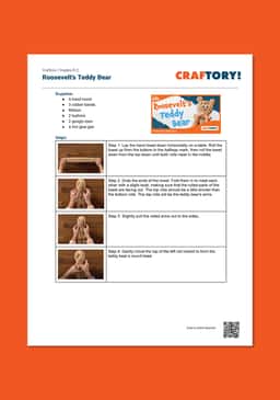 "Craftory: Roosevelt's Teddy Bear" Instructions 