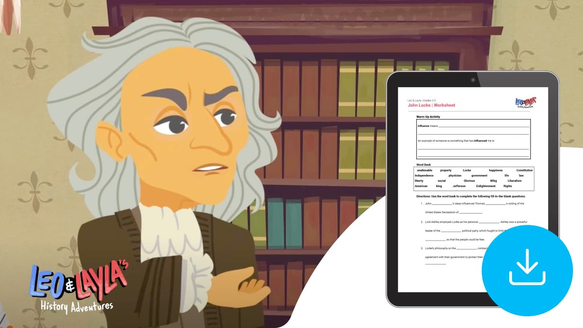 "Leo & Layla: John Locke" Worksheet 