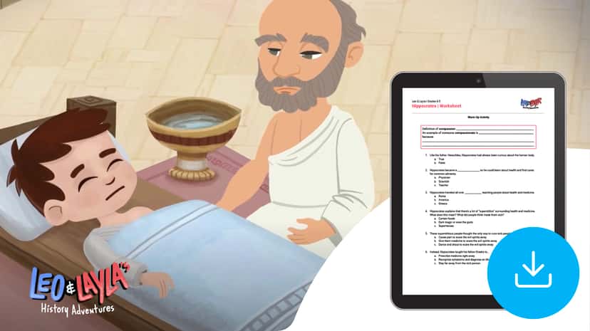 "Leo & Layla: Hippocrates" Worksheet