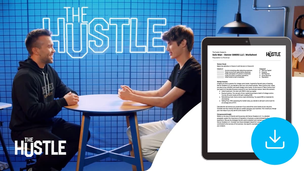 "The Hustle: Sole Man - Denver SNKRS LLC" Worksheet