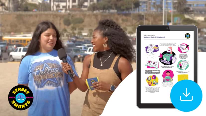 "Street Smarts: Voting in the U.S." Worksheet