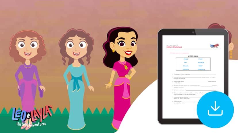 "Leo & Layla: Esther" Worksheet