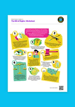 "Street Smarts: The Bill of Rights" Worksheet