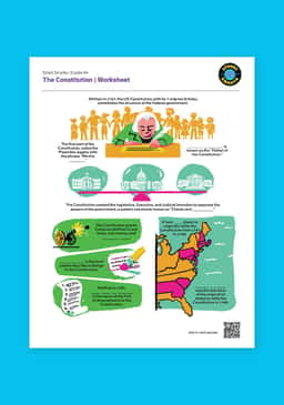 "Street Smarts: The Constitution" Worksheet