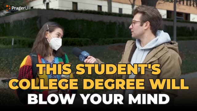 This Student's College Degree Will Blow Your Mind