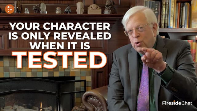 Your Character Is Only Revealed When It Is Tested