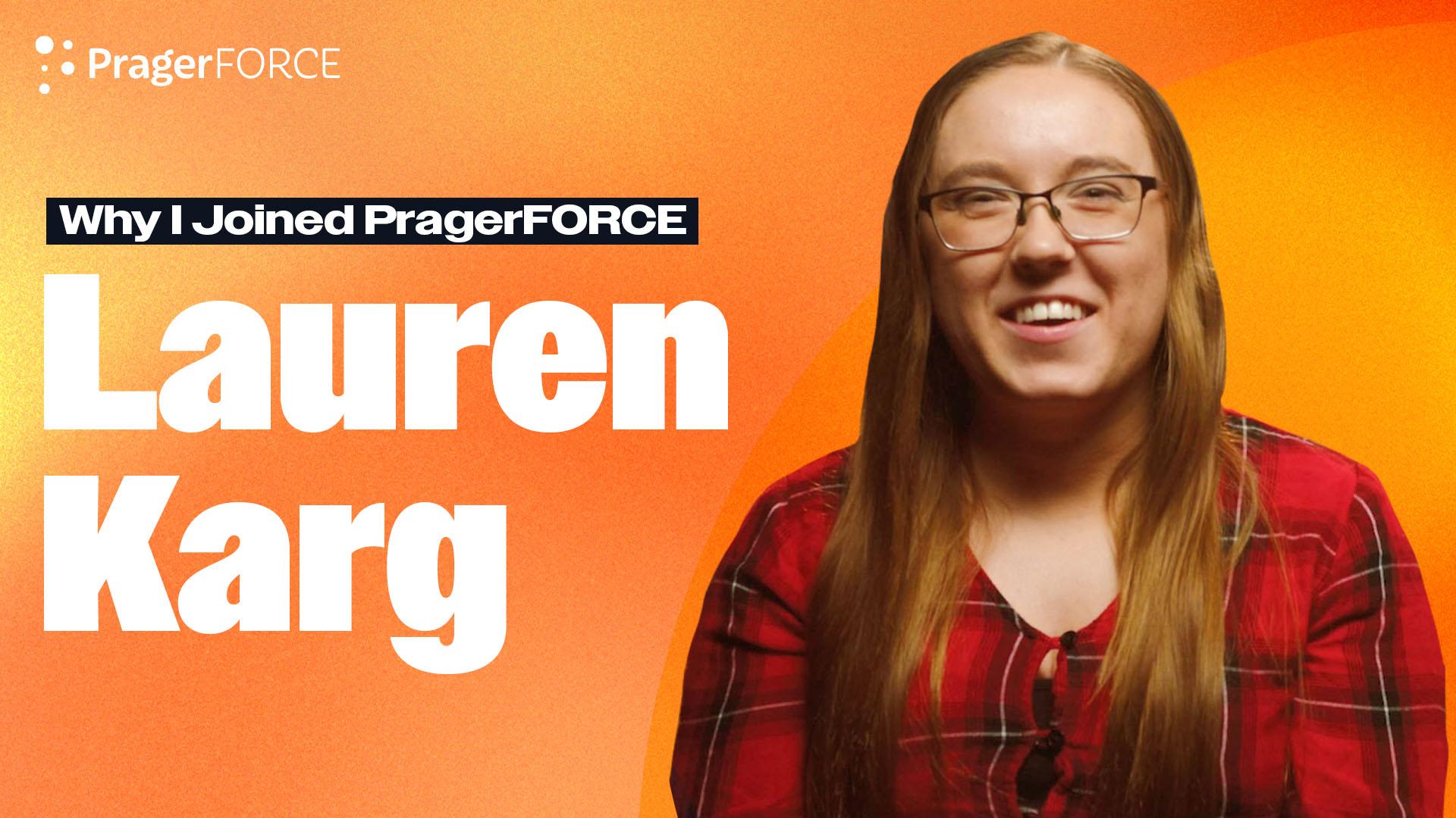 PragerFORCE: Lauren Karg