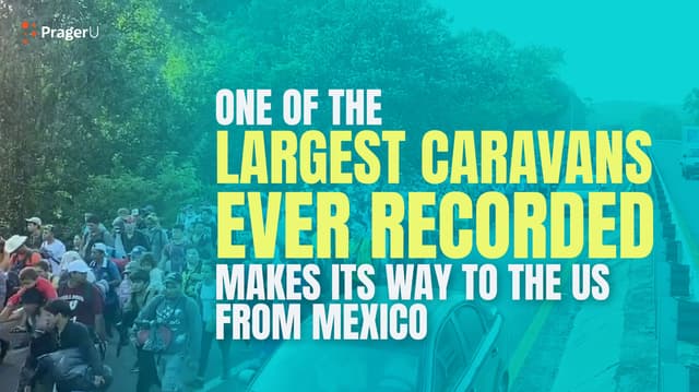 Massive Migrant Caravan Makes Its Way to U.S. Border