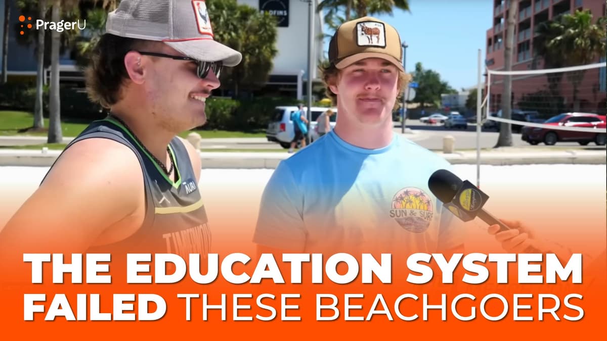 The Education System Failed These Beachgoers