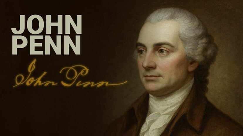 Road to Liberty: John Penn