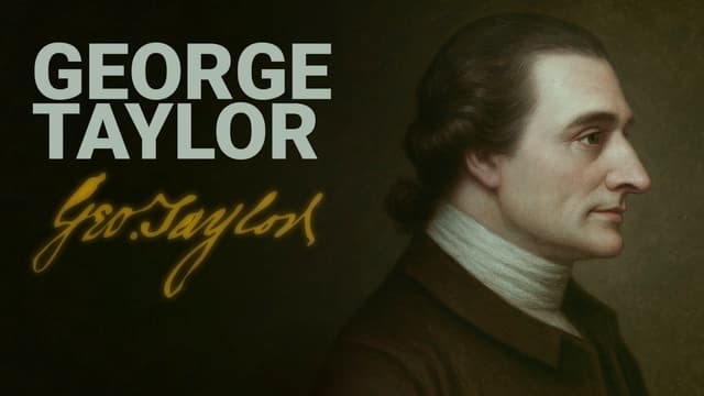 Road to Liberty: George Taylor