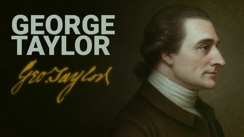 Road to Liberty: George Taylor