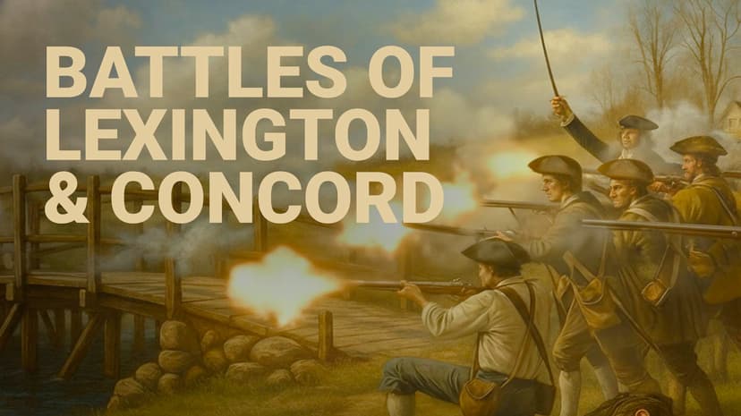 Road to Liberty: Battles of Lexington and Concord 