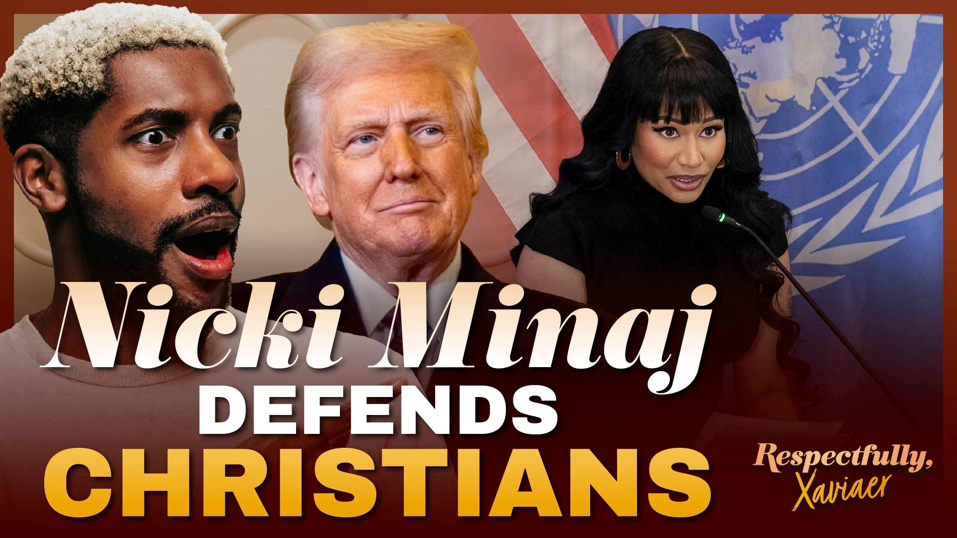 Nicki Minaj Thanks President Trump and Addresses the UN to Protect Christians