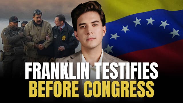 Franklin Camargo Testifies Before Congress About Nicolás Maduro's Capture