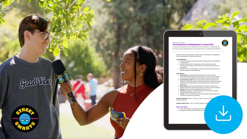 "Street Smarts: The Declaration of Independence II" Lesson Plan