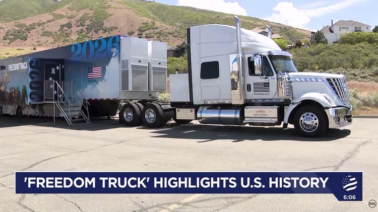 KSL News Utah: Freedom Truck visits Utah communities on nationwide tour