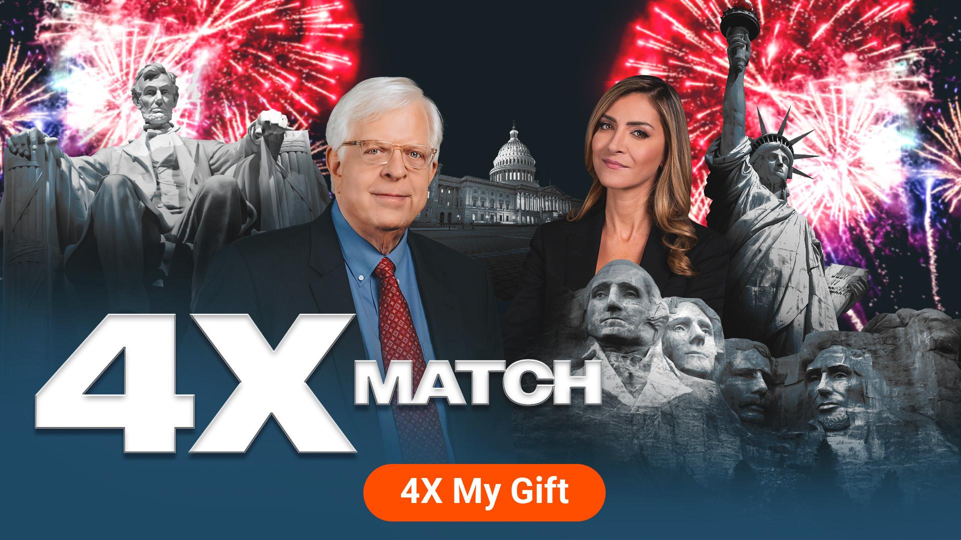 All Donations will be 4X MATCHED