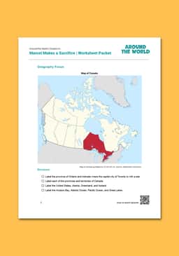"Canada: Marcel Makes a Sacrifice" Worksheet Packet