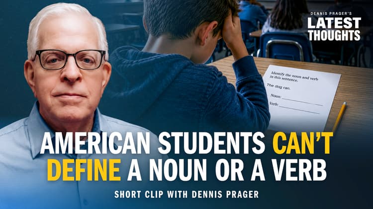 American Students Can’t Define a Noun or a Verb