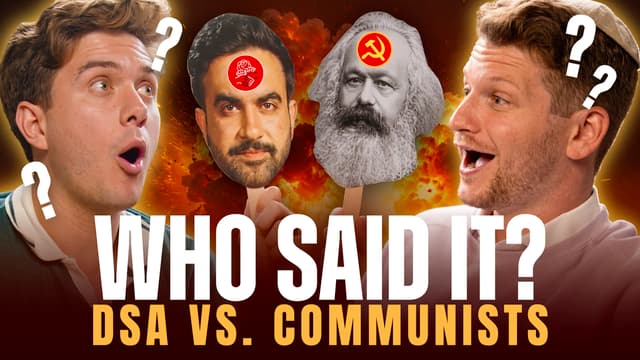 Who Said It? DSA or Communists? | Shabbos Kestenbaum vs. Franklin Camargo