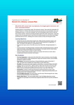 "U.S. Citizenship 101: Recent U.S. History" Lesson Plan