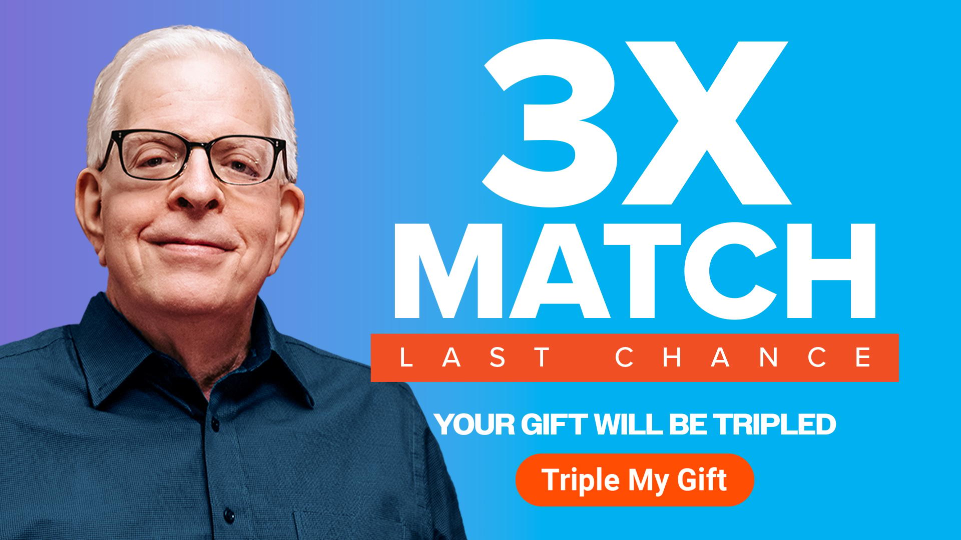 Your Gift Will Be Tripled!