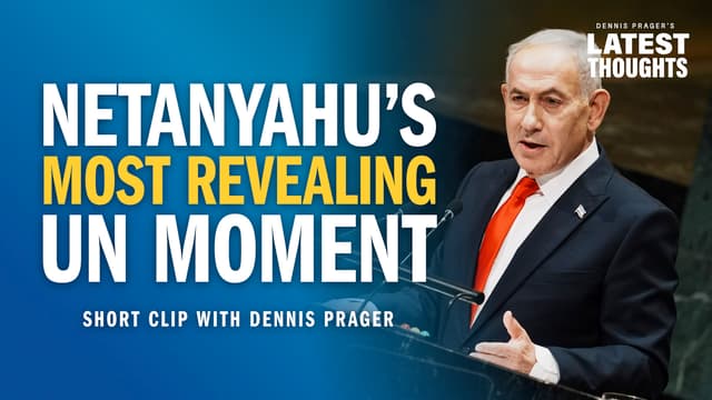 Netanyahu’s Most Revealing UN Moment