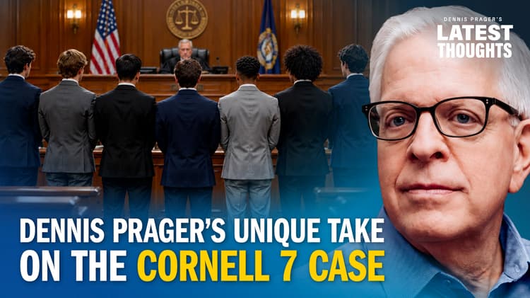 Dennis Prager’s Unique Take on the Cornell 7 Case