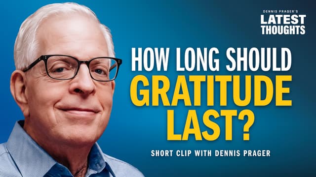 How Long Should Gratitude Last?