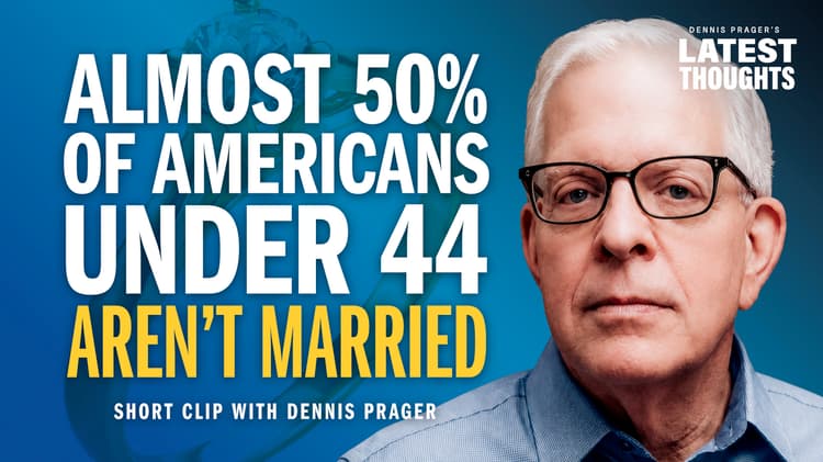 Almost 50% of Americans Under 44 Aren't Married