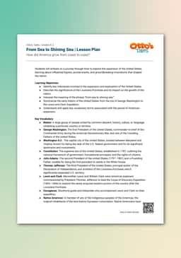 "Otto's Tales: From Sea to Shining Sea" Lesson Plan