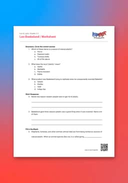 "Leo & Layla: Leo Baekeland" Worksheet