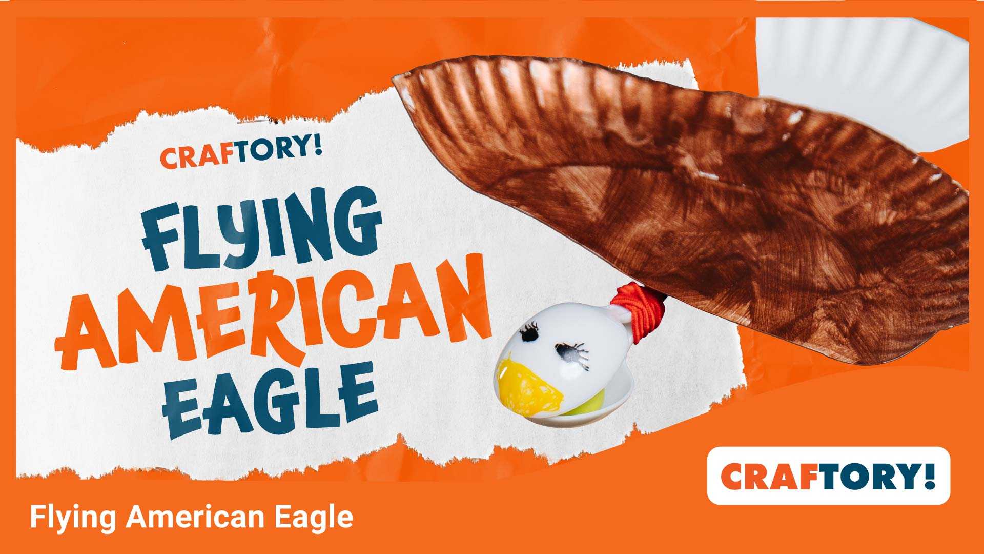 Flying American Eagle