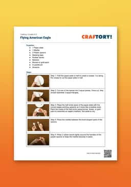 "Craftory: Flying American Eagle" Instructions