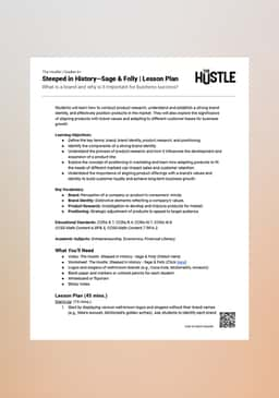 "The Hustle: Steeped in History - Sage & Folly Historical Apothecary" Lesson Plan