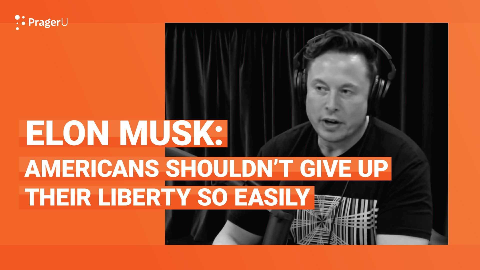 WATCH: Elon Musk's Warning To Americans