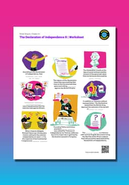 "Street Smarts: The Declaration of Independence II" Worksheet