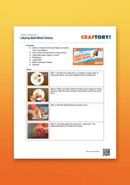 "Craftory: Liberty Bell Wind Chime" Instructions