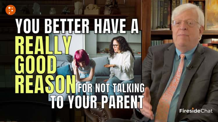 You Better Have a Really Good Reason for Not Talking To Your Parent