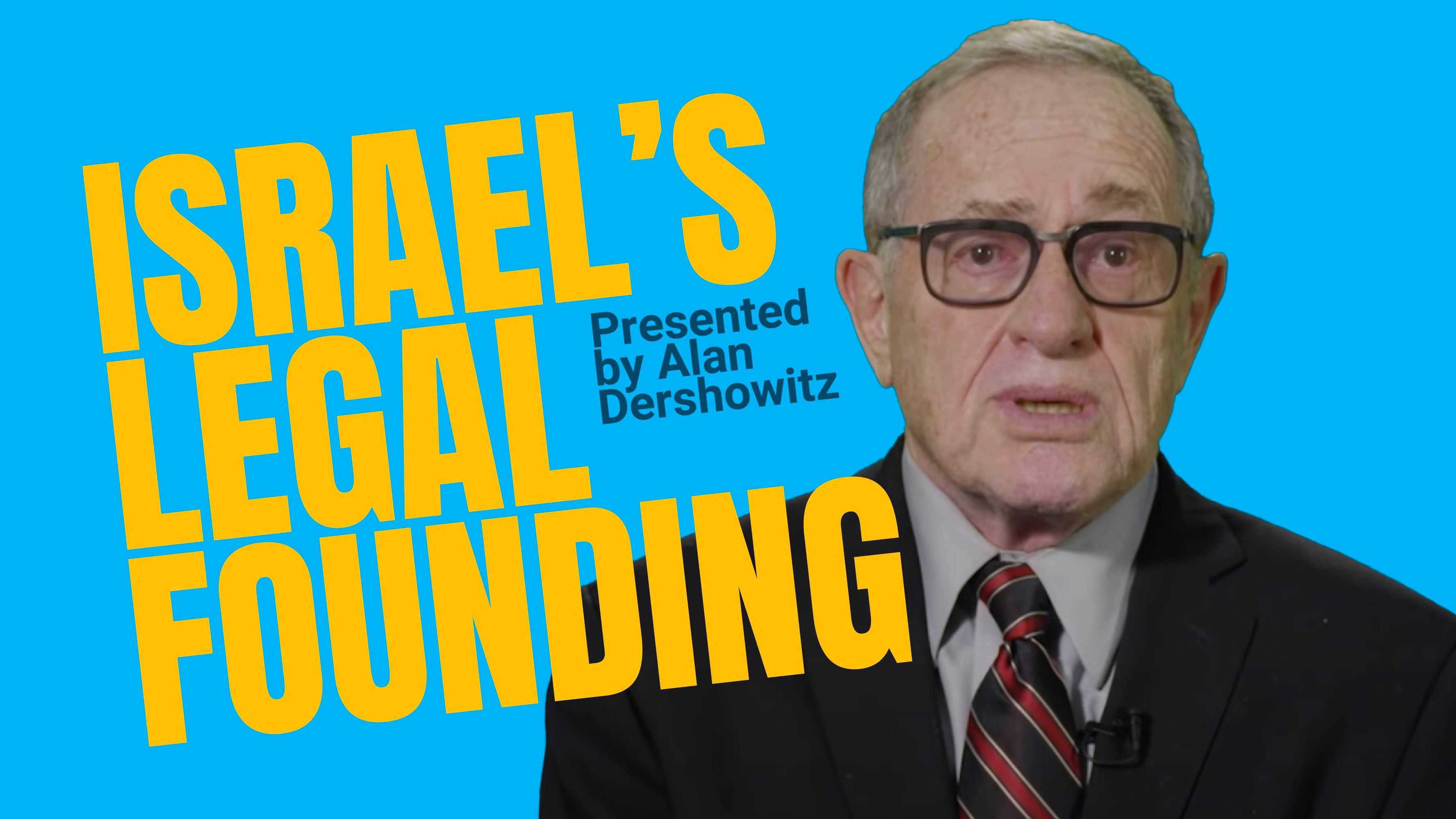 Israel's Legal Founding