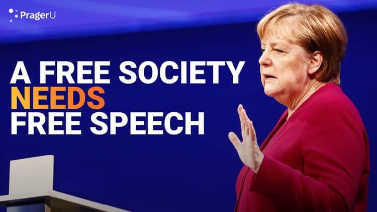 A Free Society Needs Free Speech