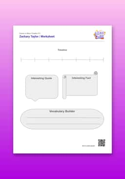 "Guess or Mess: Zachary Taylor" Worksheet