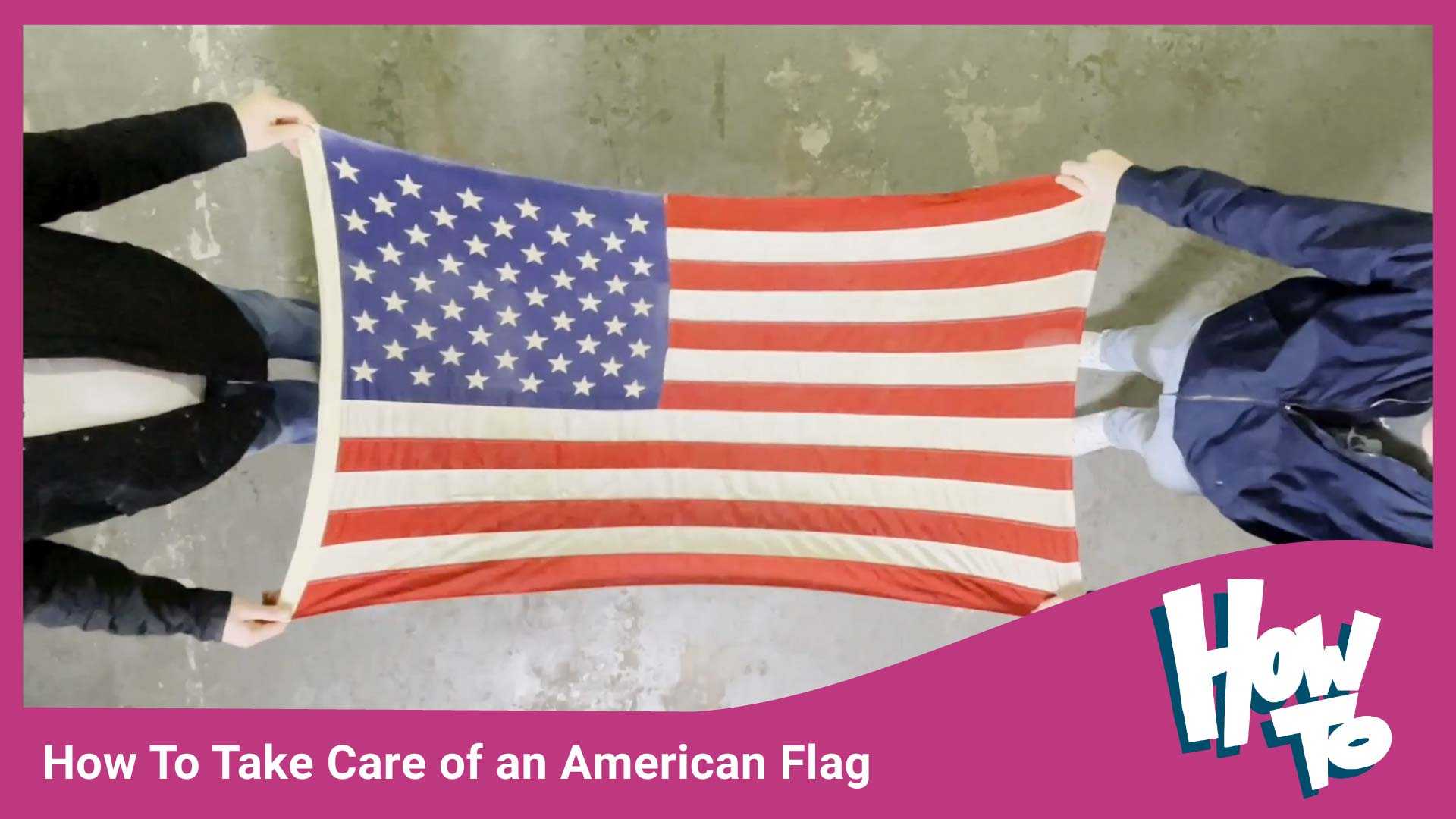 How To Take Care of an American Flag