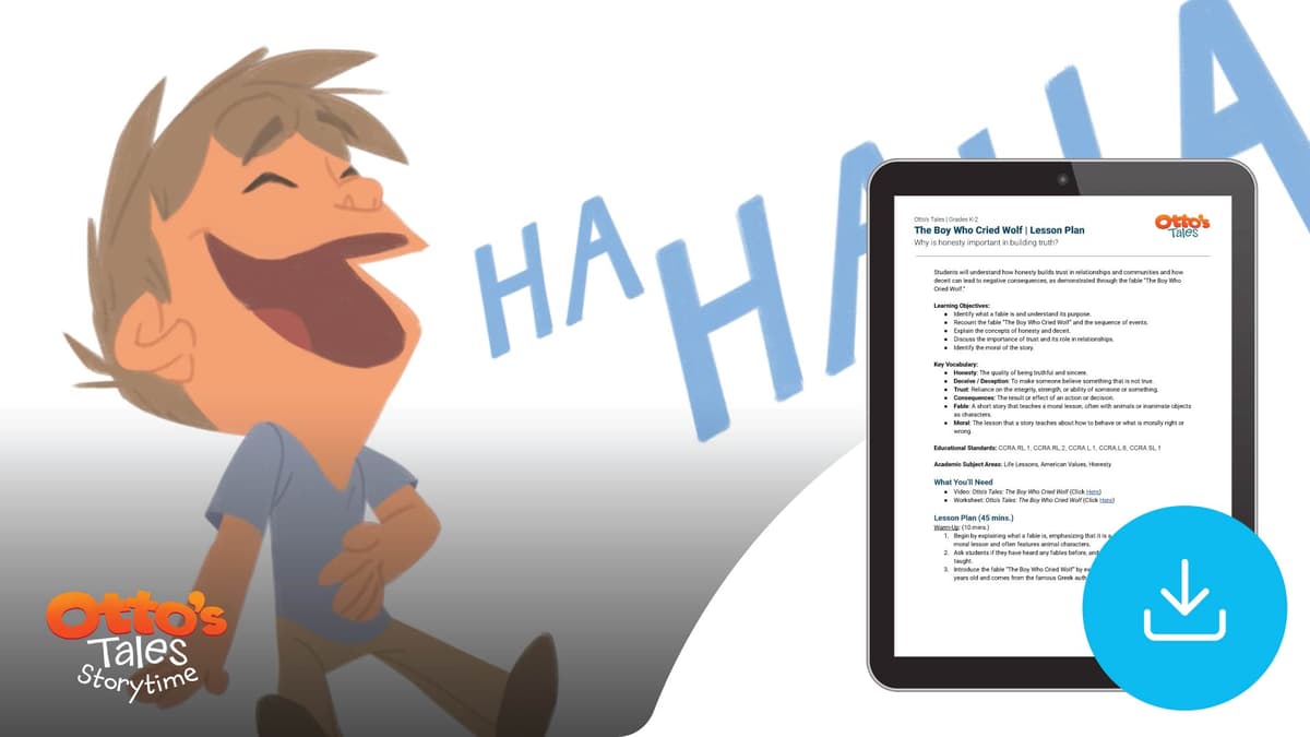 "Otto's Tales: The Boy Who Cried Wolf" Lesson Plan