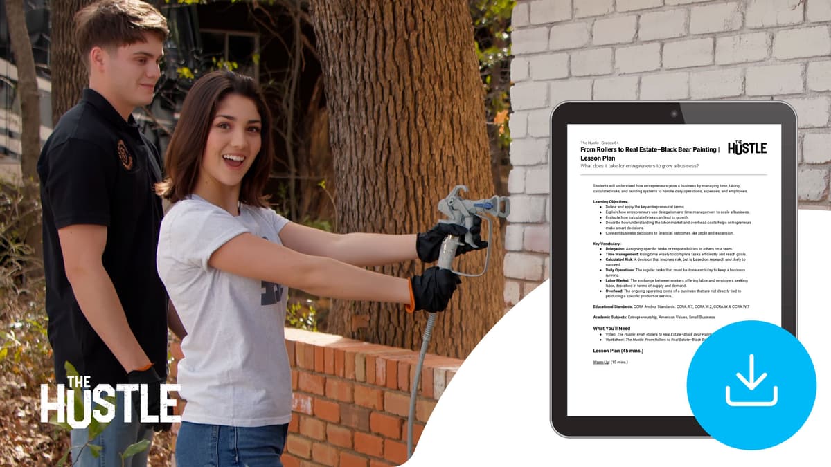 "The Hustle: From Rollers to Real Estate—Black Bear Painting" Lesson Plan