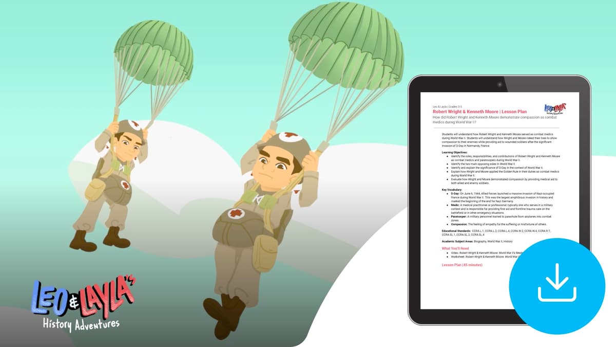 "Leo & Layla: Robert Wright & Kenneth Moore" Lesson Plan